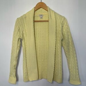 L.L. Bean Cable knit cardigan